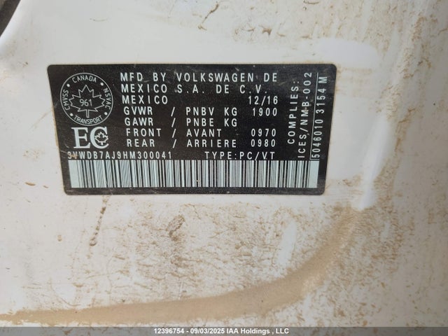 Volkswagen 1.4 tsi 2017 3VWDB7AJ9HM300041 Image 17