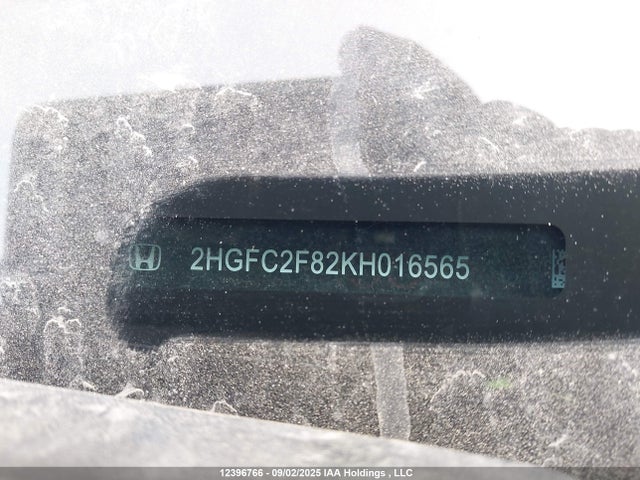 Honda k20c2 2019 2HGFC2F82KH016565 Image 19