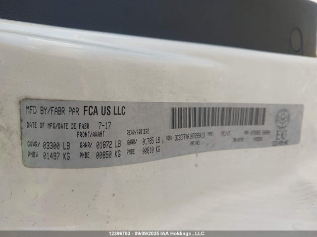 Fiat 2017 2017 3C3CFFAR1HT699413 Image 9