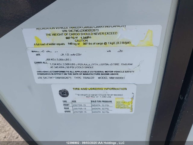 Winnebago 2021 2021 54CTM2J2XM3052673 Image 9