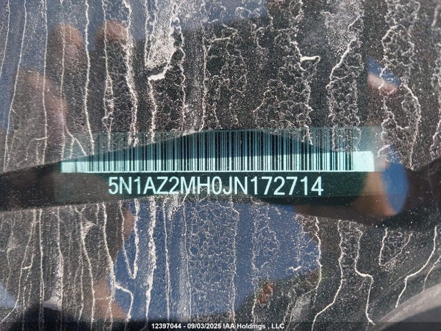 5N1AZ2MH0JN172714 Nissan 2018