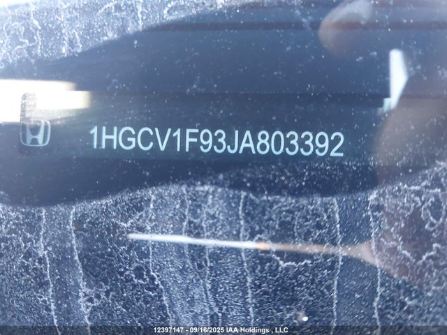 1HGCV1F93JA803392 Honda l15be