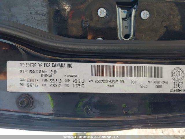 2C3CCAGG7KH583070 Chrysler 300