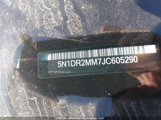 5N1DR2MM7JC605290 Nissan 2018