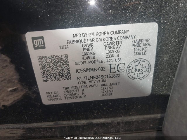 Chevrolet lih 2025 KL77LHE24SC161822 Image 9