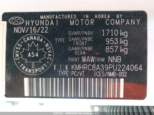 Hyundai gamma ii 2023 KMHRC8A39PU224064 Image 9