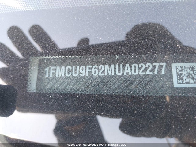 1FMCU9F62MUA02277 Ford dragon di tc