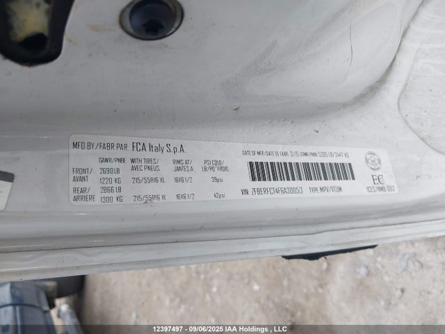 RAM Promaster City 2015 ZFBERFCT4F6A30053 Image 9