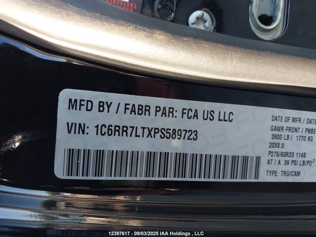 RAM 1500 2023 1C6RR7LTXPS589723 Image 9