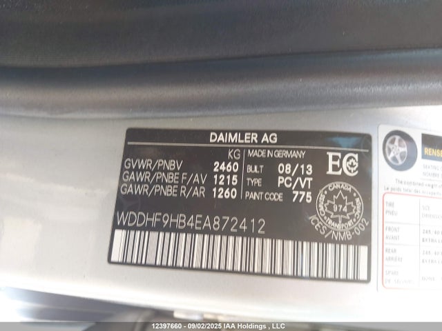 Mercedes-Benz E-Class 2014 WDDHF9HB4EA872412 Image 18