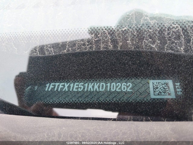 Ford 5.0l 4v 2019 1FTFX1E51KKD10262 Image 9