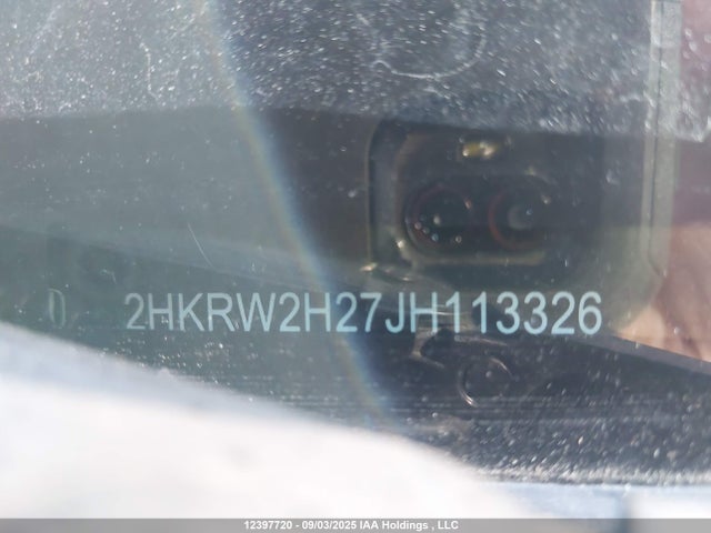 2HKRW2H27JH113326 Honda k24w9/k24v9
