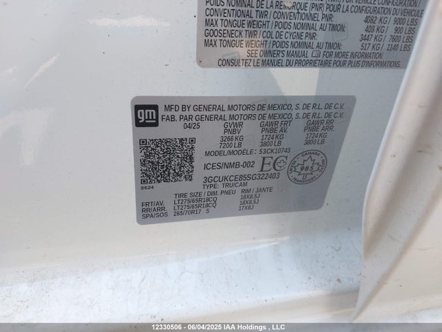 Chevrolet lz0 2025 3GCUKCE85SG322403 Image 9