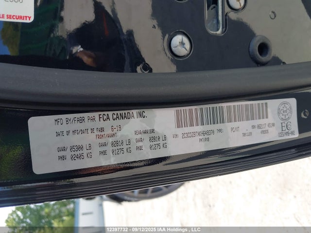 2C3CDZBTXKH649370 Dodge Challenger