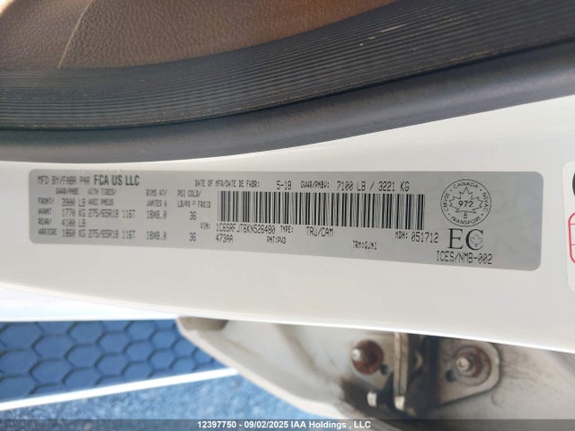 RAM 1500 2019 1C6SRFJT6KN526480 Image 9