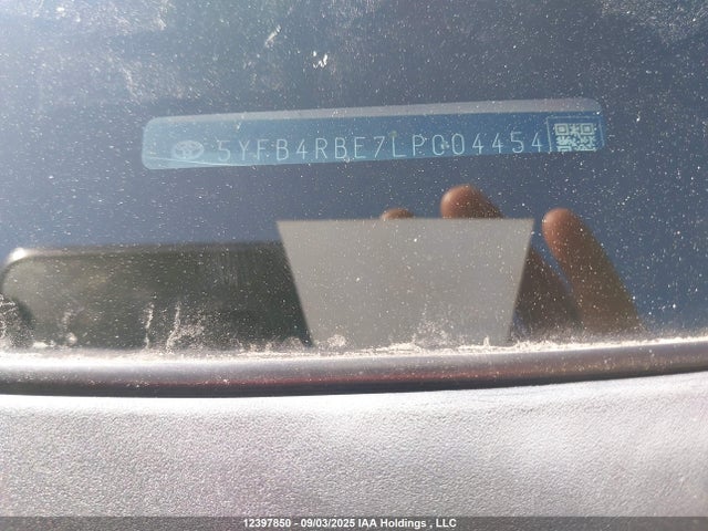 5YFB4RBE7LP004454 Toyota COROLLA SE