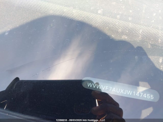 WVWVF7AUXJW147455 Volkswagen 2018