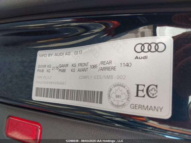 WAUANAF48HN064661 Audi A4