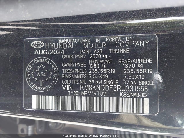 KM8KNDDF3RU331558 Hyundai Ioniq 5