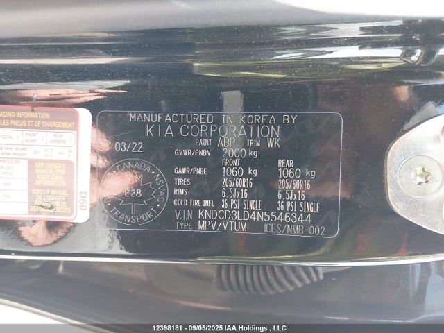 KIA gdi 2022 KNDCD3LD4N5546344 Image 9