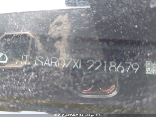 JTJSARDZXL2218679 Lexus 8ar-fts