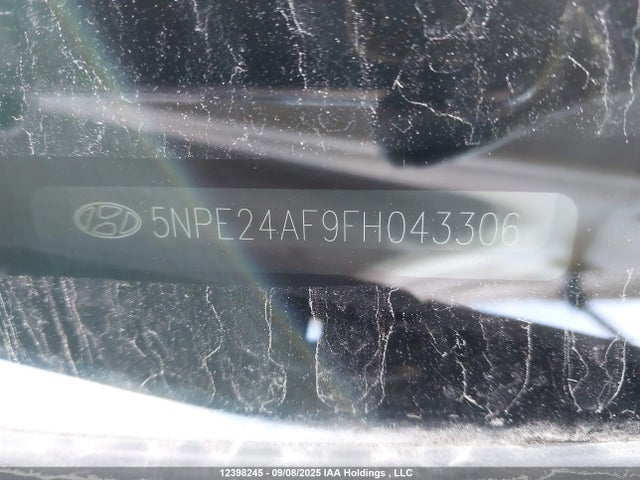 5NPE24AF9FH043306 Hyundai dohc gdi theta-ii