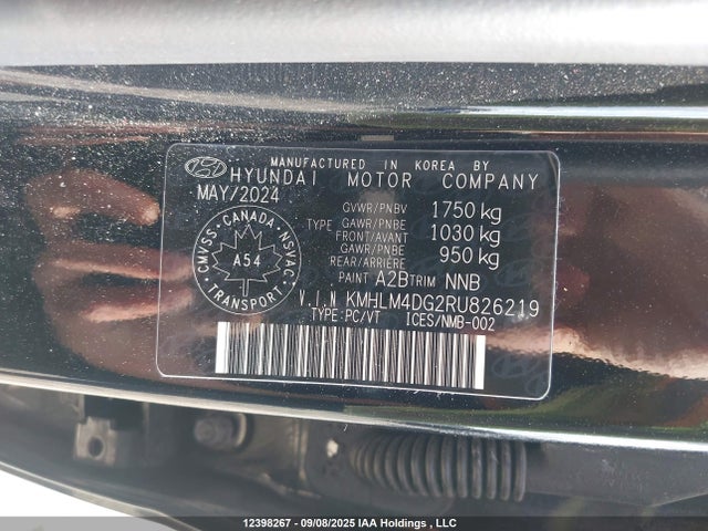 Hyundai mpi nu pe 2024 KMHLM4DG2RU826219 Image 9
