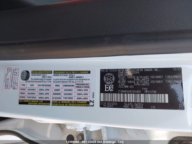 Lexus t24a-fts 2024 2T2BAMCAXRC054969 Image 19