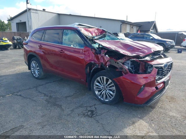 12398470 :رقم المزاد ، 5TDEBRCH5RS139671 vin ، 2024 Toyota Highlander Hybrid Limited/hybrid Platinum مزاد بيع