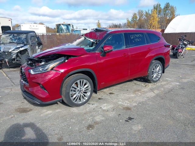 12398470 :رقم المزاد ، 5TDEBRCH5RS139671 vin ، 2024 Toyota Highlander Hybrid Limited/hybrid Platinum مزاد بيع