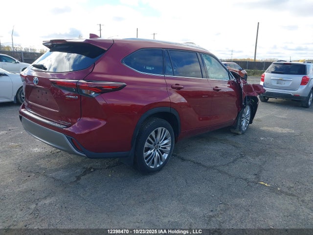 12398470 :رقم المزاد ، 5TDEBRCH5RS139671 vin ، 2024 Toyota Highlander Hybrid Limited/hybrid Platinum مزاد بيع