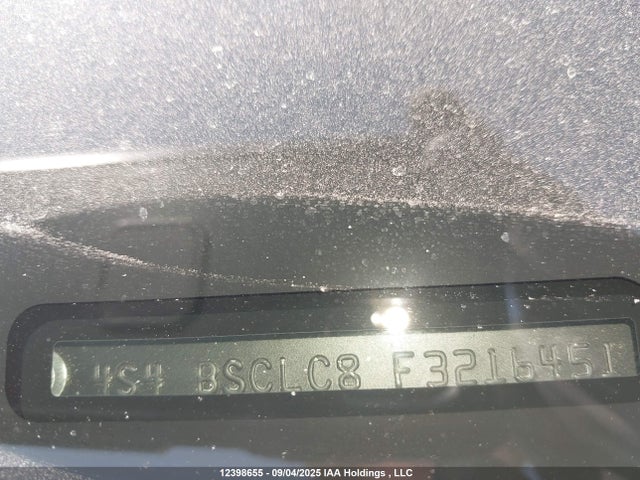 4S4BSCLC8F3216451 Subaru 2.5l c0