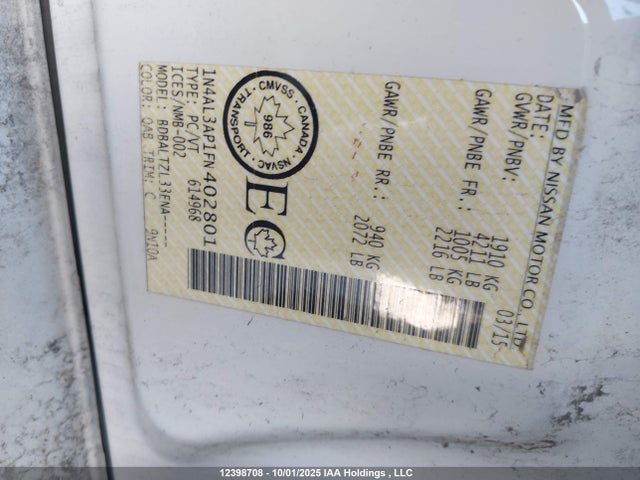 Nissan Altima 2015 1N4AL3AP1FN402801 Image 19