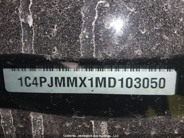 1C4PJMMX1MD103050 Jeep Cherokee Altitude