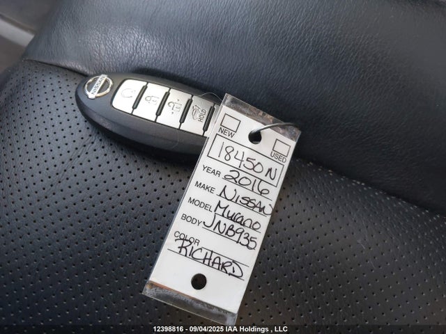 Nissan Murano 2016 5N1AZ2MH4GN155133 Image 11