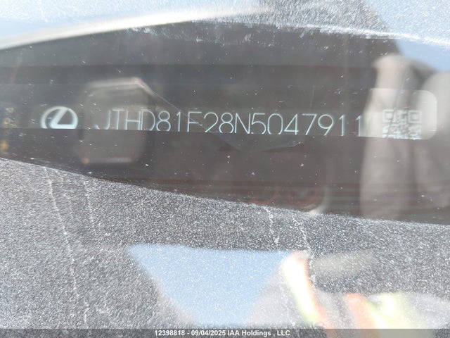 Lexus 2gr-fks 2022 JTHD81F28N5047911 Image 9