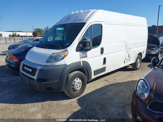 12399007 :رقم المزاد ، 3C6TRVDG7LE135759 vin ، 2020 Ram Promaster 2500 2500 High مزاد بيع