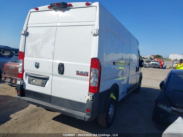 12399007 :رقم المزاد ، 3C6TRVDG7LE135759 vin ، 2020 Ram Promaster 2500 2500 High مزاد بيع
