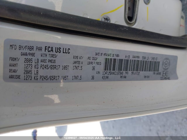 Jeep Cherokee 2019 1C4PJMBXXKD187949 Image 17
