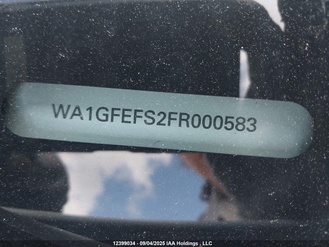 WA1GFEFS2FR000583 Audi 2.0t