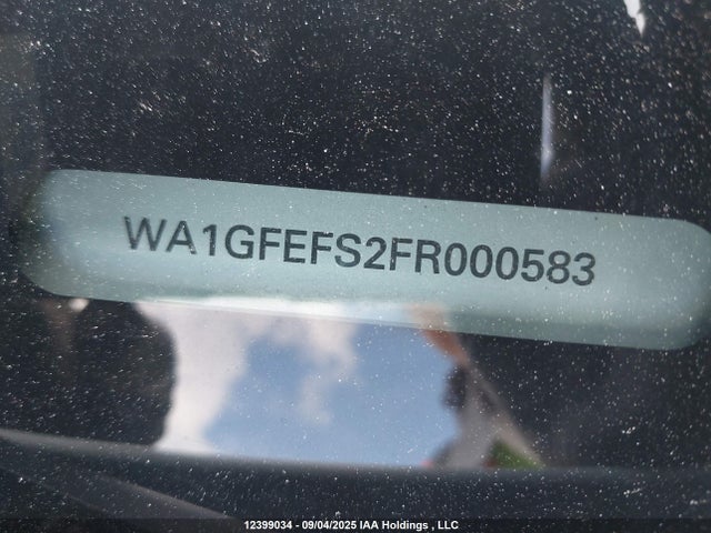 WA1GFEFS2FR000583 Audi 2.0t