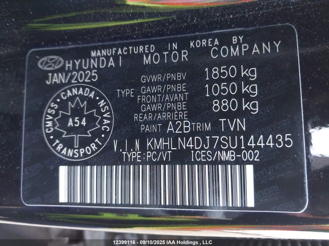 KMHLN4DJ7SU144435 Hyundai gdi kappa