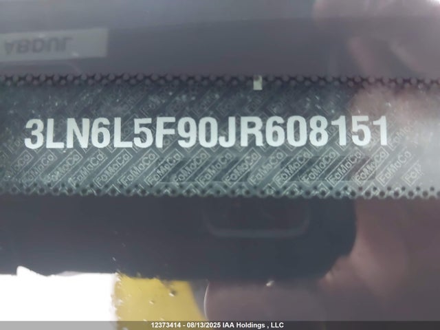 3LN6L5F90JR608151 Lincoln 2.0l gtdi high w/premium fuel