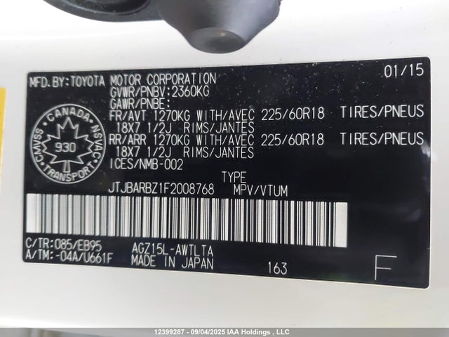 JTJBARBZ1F2008768 Lexus 8ar-fts