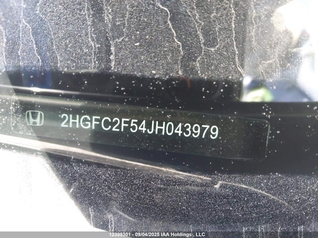 Honda k20c2 2018 2HGFC2F54JH043979 Image 19
