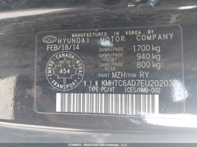 Hyundai dohc gdi gamma 2014 KMHTC6AD7EU202032 Image 18