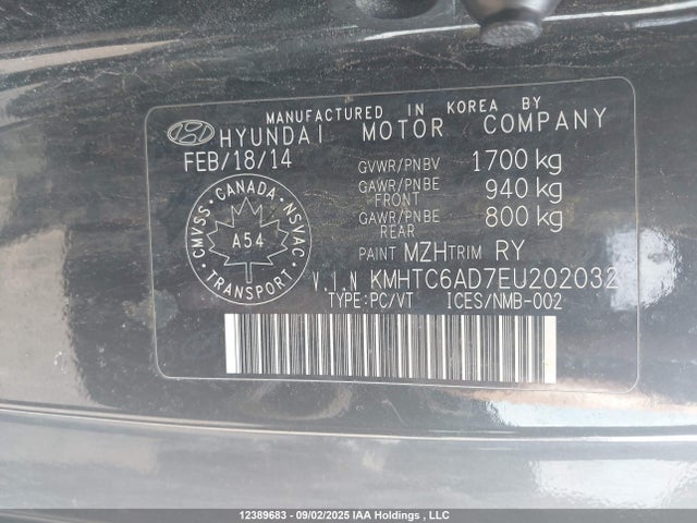 Hyundai dohc gdi gamma 2014 KMHTC6AD7EU202032 Image 9