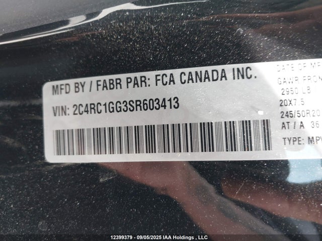 Chrysler 2025 2025 2C4RC1GG3SR603413 Image 18
