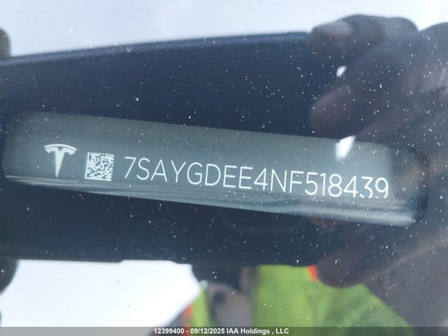 7SAYGDEE4NF518439 Tesla Model Y