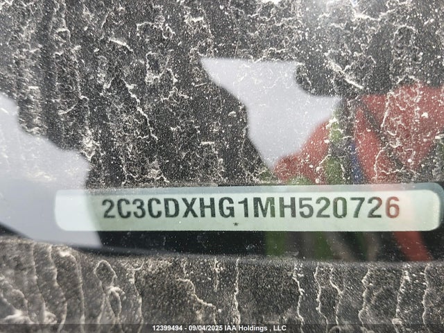 2C3CDXHG1MH520726 Dodge Charger